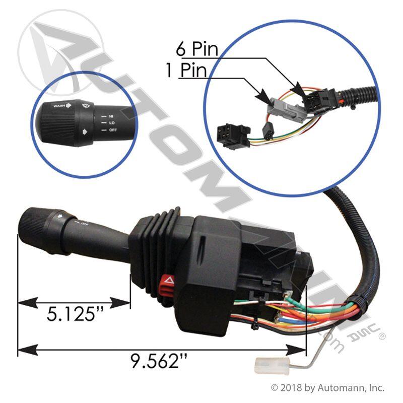 International Turn Signal Wiper Switch Frontier Truck Parts