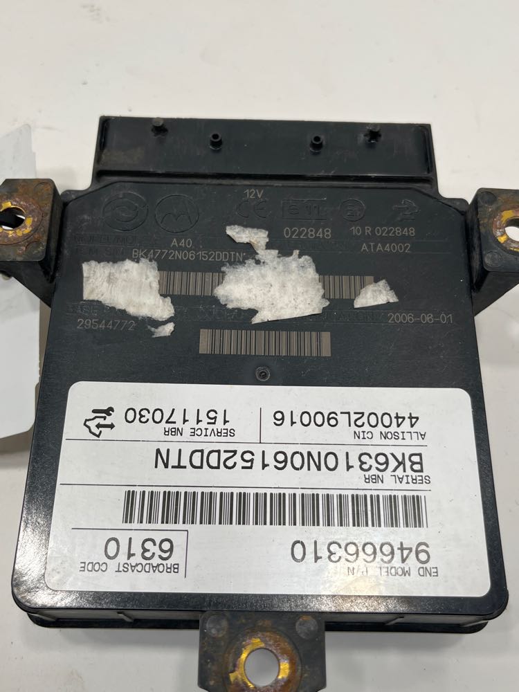 Allison A40 Transmission Control Module Frontier Truck Parts