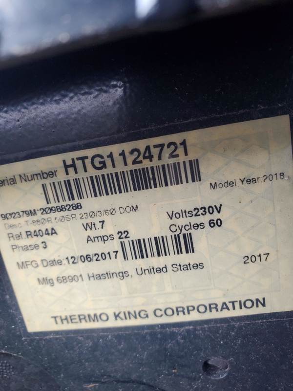 Thermo king T-880R Straight truck reefer unit Heavy Equipment - Frontier  Truck Parts