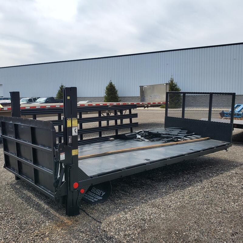 17' steel flatbed with liftgate Flatbed Frontier Truck Parts